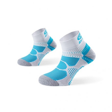 Socquettes Running Rsx Blanc-bleu 36/38 - Bv Sport