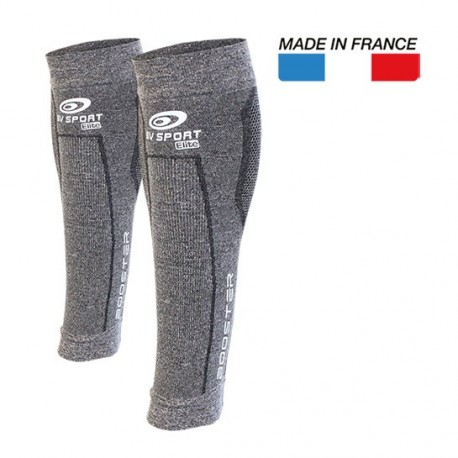 Manchons D'effort Booster Elite Gris Chiné S - Bv Sport