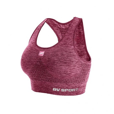 Brassière Keepfit rose Chiné L - Bv Sport