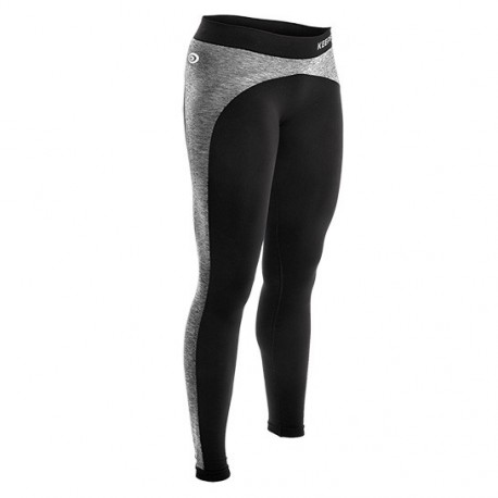 BV SPORT | Pantalone sport anti-cellulite KEEPFIT donna nero-grigio |  Fitness \u0026 Running