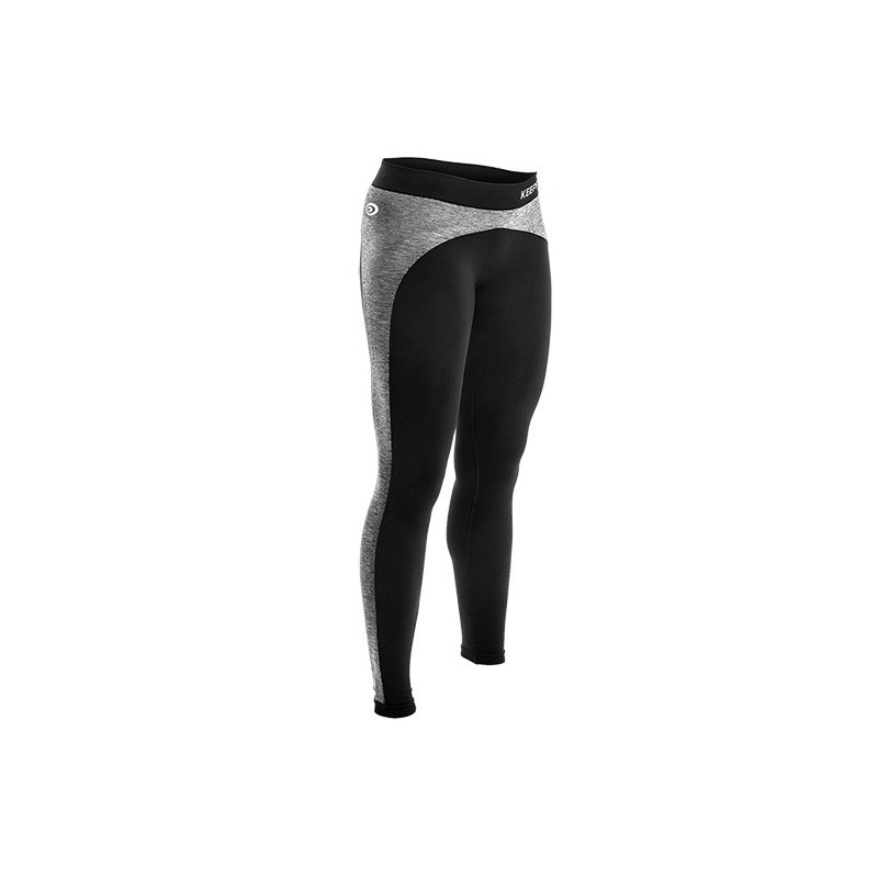 BV SPORT | Pantalone sport anti-cellulite KEEPFIT donna nero-grigio |  Fitness \u0026 Running