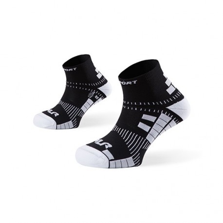 Socquettes Running Xlr Noir 36/38 - Bv Sport