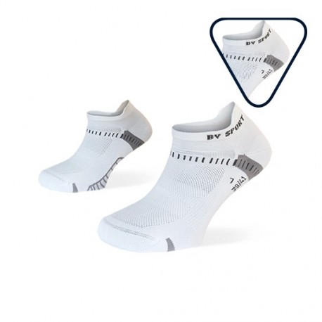 Pack X2 - Socquettes Running Ultra-courtes Light One Blanc-blanc 42/44 - Bv Sport