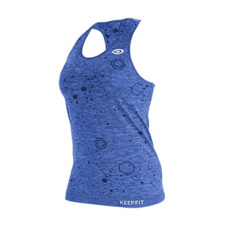 Débardeur Keepfit Bleu Chiné M - Bv Sport