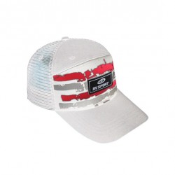 casquette Trucker ARMY blanc-rouge