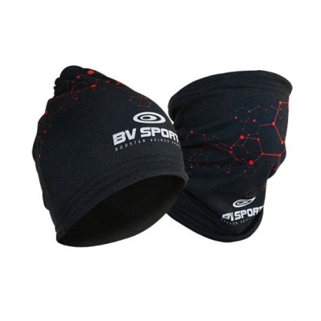 Bonnet-tour De Cou Bvs Noir/rouge Taille Unique - Bv Sport