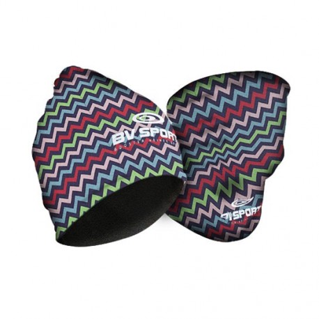 Bonnet-tour De Cou Nairobi Bleu/rose Taille Unique - Bv Sport