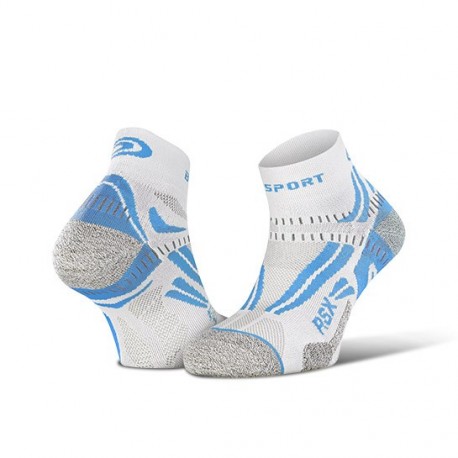 Socquettes Running Rsx Evo Blanc-bleu 42/44 - Bv Sport