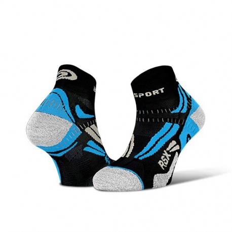 Socquettes Running Rsx Evo Noir-bleu 39/41 - Bv Sport