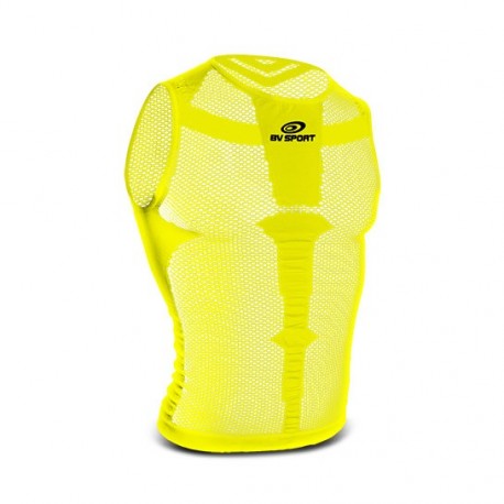 BV SPORT | Canotta ciclismo da uomo giallo | Leggera, traspirante e  confortevole
