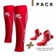 Pack Booster Elite red + Light one red 40-45