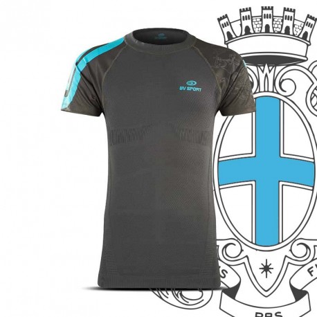 T-shirt Rtech marseille Gris/bleu M - Bv Sport