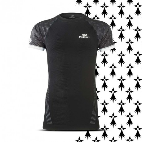 T-shirt Rtech bretagne Noir/blanc M - Bv Sport