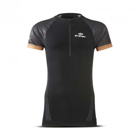T-shirt Demi-zip Rtech classic Noir M - Bv Sport