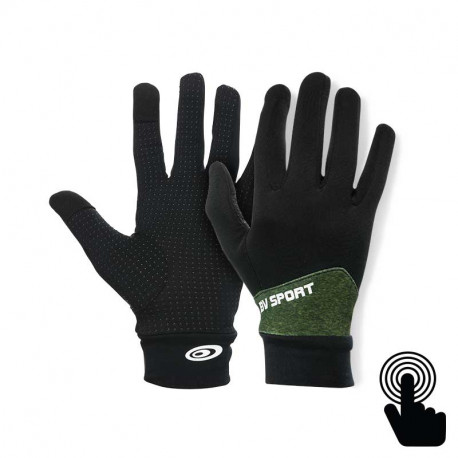Touch Gloves Light-run mix black-heather khaki
