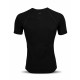 T-shirt RTECH EVO2 1/2 ZIP noir | BV Sport