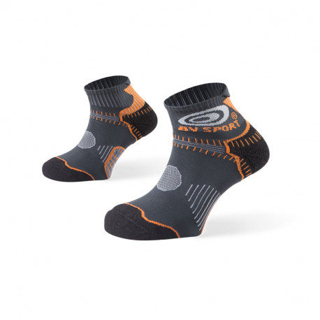 Grey-orange STX trail socks