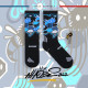 Running socks - RUN COLLECTOR NHOBI Abeilhinhas Black | Made in France