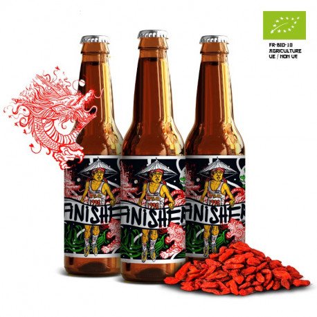 French blond beer with goji berries | Pack 3x33cl