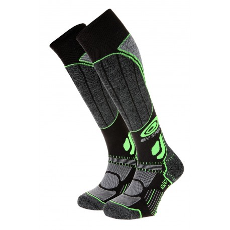 SLIDE - ski socks color green