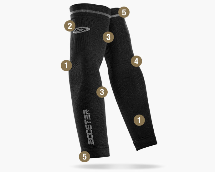 Arm sleeves Booster black