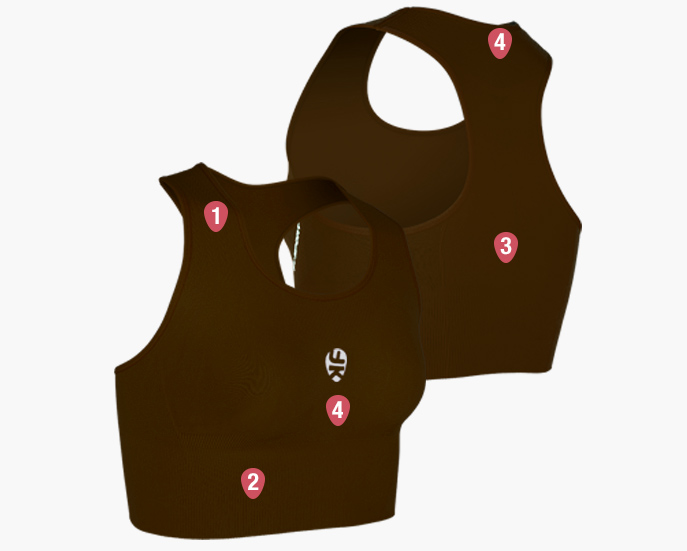 Bra Keepfit brown