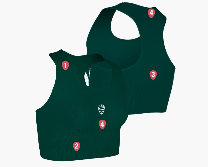 Bra Keepfit green