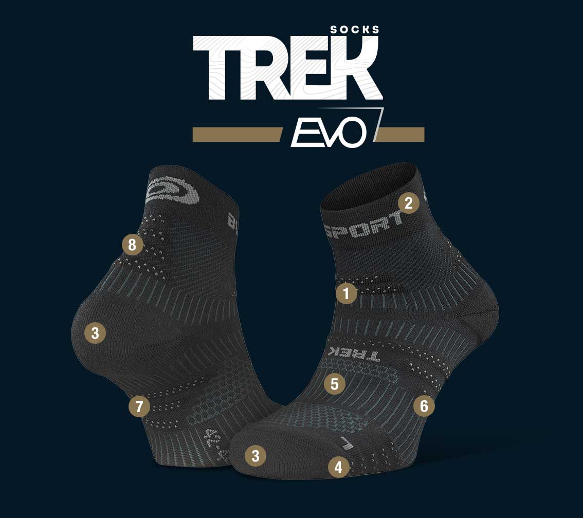 BV Sport Trek Evo Chaussettes randonn/ée