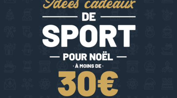 Idées cadeaux pour sportifs à moins de -30€